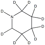 피페리딘-d10 구조식 이미지