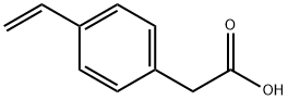 4-Vinylbenzeneacetic acid Structure