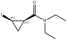 (cis)-N,N-diethyl-2-iodocyclopropanecarboxaMide Structure