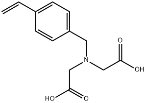 2,2'-((4-vinylbenzyl) iMino)diacetic acid Structure
