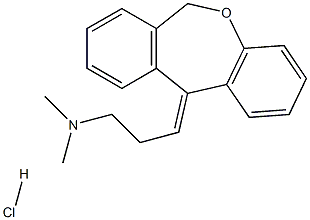 (E)-Doxepin hydrochloride 구조식 이미지