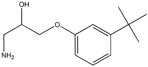 1-AMino-3-(3-tert-butylphenoxy)propan-2-ol Structure