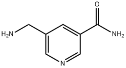 3-Pyridinecarboxamide,5-(aminomethyl)-(9CI) Structure