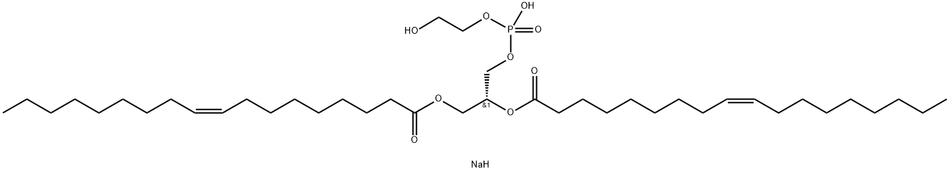 1,2-Dioleoyl-sn-Glycero-3-Phospho(Ethylene Glycol) (SodiuM Salt) Structure