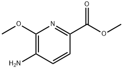 Methyl 5-aMino-6-Methoxypicolinate 구조식 이미지