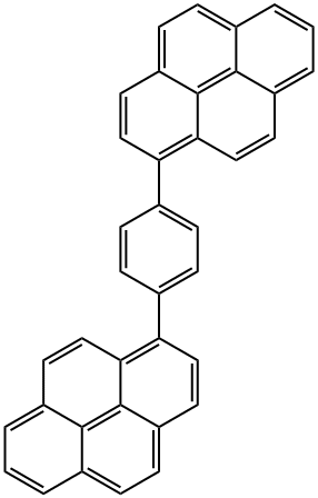 p-Bpye , 1,4-di(pyren-1-yl)benzene Structure