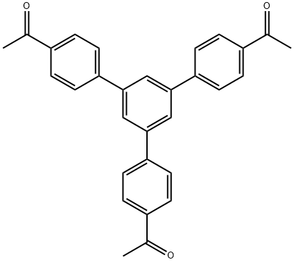 1,1'-(5'-(4-acetylphenyl)-[1,1':3',1''-terphenyl]-4,4''-diyl)diethanone Structure