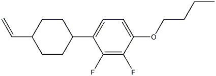 1-butoxy-4-(4-vinylcyclohexyl)-2,3-difluoro benzene 구조식 이미지