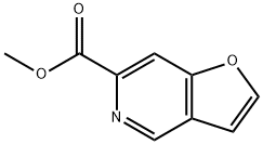 메틸푸로[3,2-c]피리딘-6-카르복실레이트 구조식 이미지