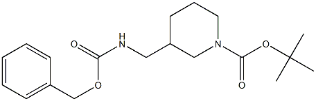 1-Boc-3-(Cbz-aMinoMethyl)piperidine 구조식 이미지