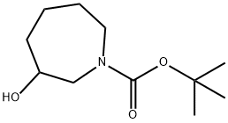 tert-butyl 3-hydroxyazepane-1-carboxylate 구조식 이미지