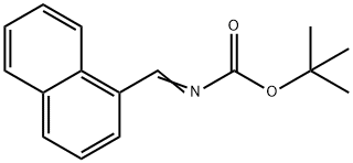 1,1-Dimethylethyl N-(1-naphthalenylmethylene)carbamate Structure