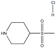 4-(메틸술포닐)-피페리딘HCl 구조식 이미지