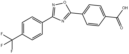4-[3-(4-trifluoroMethylphenyl)-1,2,4-oxadiazol-5-yl]benzoic acid 구조식 이미지