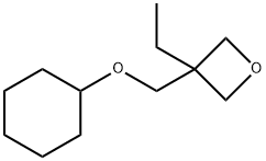 3-[(Cyclohexyloxy)methyl]-3-ethyloxetane Structure