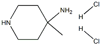 4-метилпиперидин-4-амин дигидрохлорид структурированное изображение