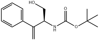 CarbaMic acid, [(1S)-1-(hydroxyMethyl)-2-phenyl-2-propenyl]-, 1,1-diMethylethyl ester (9CI) 구조식 이미지
