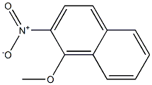 Naphthalene, 1-Methoxy-2-nitro- Structure