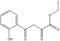 Ethyl 4-(2-hydroxyphenyl)-2,4-dioxobutanoate Structure