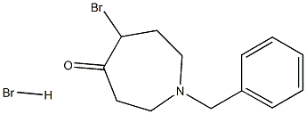 1-benzyl-5-broMoazepan-4-one hydrobroMide Structure