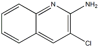 3-Chloroquinolin-2-aMine Structure