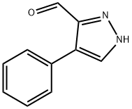 4-Phenyl-1H-pyrazole-3-carbaldehyde Structure