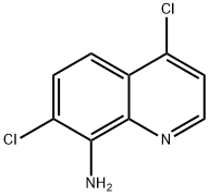 4,7-Dichloroquinolin-8-aMine Structure