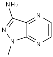 1H-Pyrazolo[3,4-b]pyrazin-3-amine,1-methyl-(9CI) 구조식 이미지