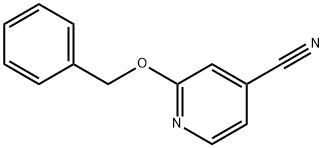 2-(benzyloxy)isonicotinonitrile 구조식 이미지
