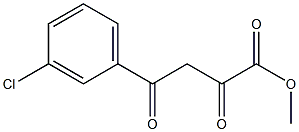 메틸3-클로로-a,g-디옥소-벤젠부타노에이트 구조식 이미지