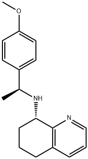 (8S)-N-[(1S)-1-[4-(Methyloxy)phenyl]ethyl]-5,6,7,8-tetrahydro-8-quinolinaMine 구조식 이미지