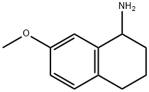 1,2,3,4-Tetrahydro-7-Methoxy-1-naphthalenaMine Structure
