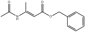 2-Butenoic acid, 3-(acetylaMino)-, phenylMethyl ester, (2E)- Structure