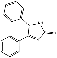 1,5-Diphenyl-1H-1,2,4-triazole-3(2H)-thione 구조식 이미지