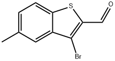 3-브로모-5-메틸벤조[b]티오펜-2-카브알데하이드 구조식 이미지