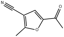 2-푸란카르보니트릴,5-아세틸-2-메틸-(9CI) 구조식 이미지
