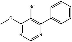 5-BroMo-4-메톡시-6-페닐피리미딘 구조식 이미지