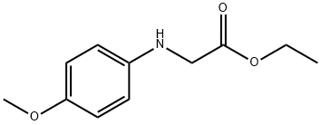 ethyl 2-[(4-methoxyphenyl)amino]acetate Structure