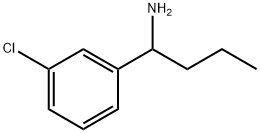 1-(3-CHLOROPHENYL)BUTAN-1-AMINE 구조식 이미지