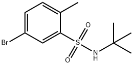 5-broMo-N-(tert-butyl)-2-MethylbenzenesulfonaMide Structure