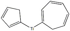 Cyclopentadienyl(cycloheptatrienyl)titanium(II), 99% 구조식 이미지