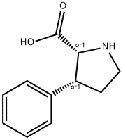 (2S,3S)-3-phenylpyrrolidine-2-carboxylic acid Structure