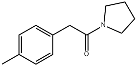 1-(pyrrolidin-1-yl)-2-p-tolylethanone Structure