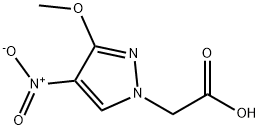 (3-Methoxy-4-nitro-1h-pyrazol-1-yl)acetic acid Structure