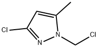 3-Chloro-1-(chloroMethyl)-5-Methyl-1H-pyrazole Structure