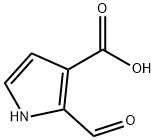 1H-Pyrrole-3-carboxylicacid,2-formyl-(9CI) Structure