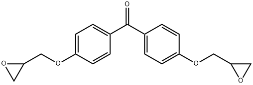 4,4'-Bis(2,3-epoxypropoxy)benzophenone 구조식 이미지