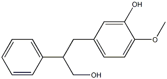 5-(3-히드록시-2-페닐프로필)-2-메톡시페놀 구조식 이미지