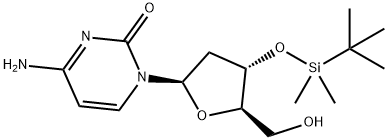 3'-tert-부틸디메틸실릴-2'-데옥시시티딘 구조식 이미지