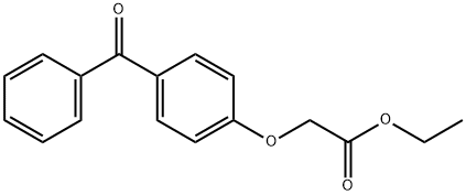 ethyl 2-(4-benzoylphenoxy)acetate Structure